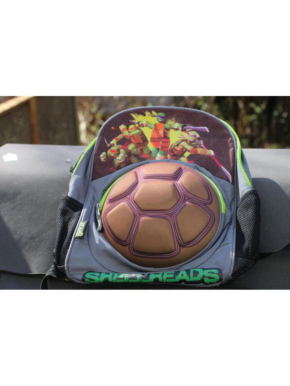 Teenage Muntant Ninja Turtles Shellheads Backpack School Bag Bookbag TMNT